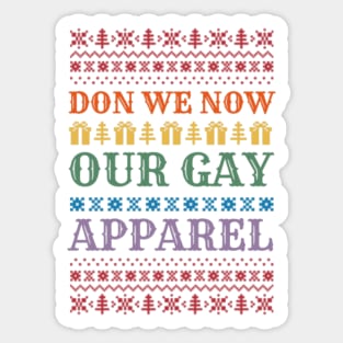 Gay Apparel Sticker